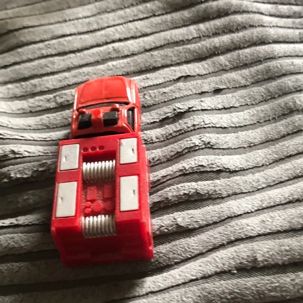 Red Kids Toy Rescue Truck - Durable Play Vehicle